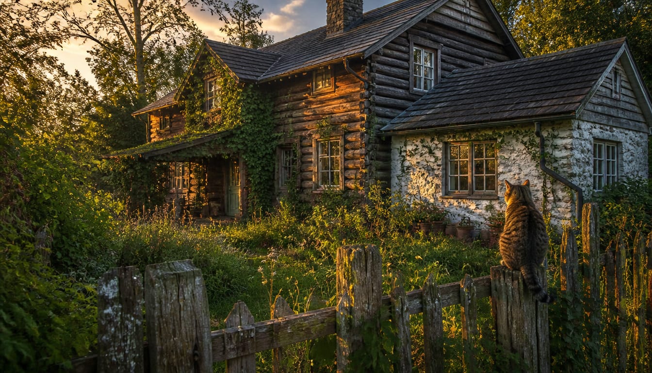 a loghouse Styrian style